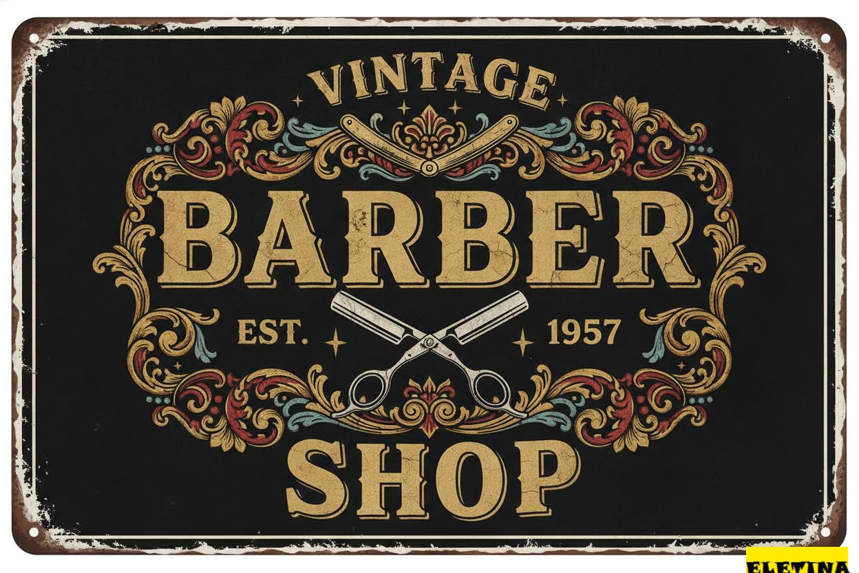 My Backyard Bar And Grill Tin Sign, 8x12 Inch Decor