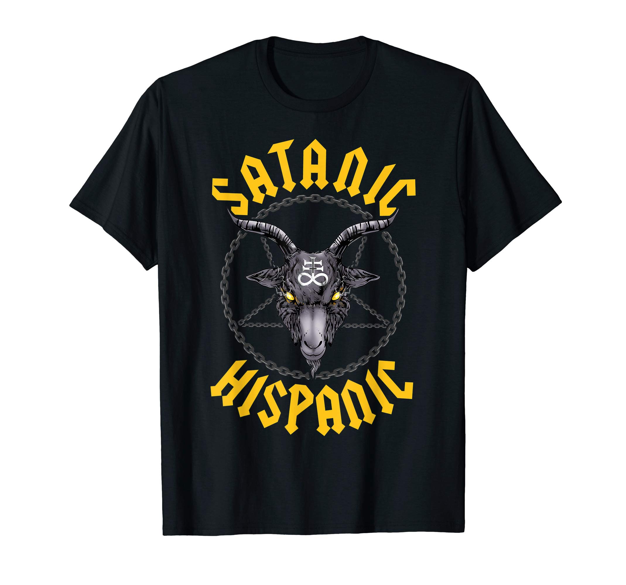 Baphomet Shirt Satanic Hispanic Pentagram Mexican Occult T-Shirt