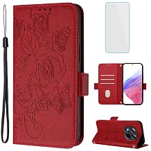RFID Phone Case Wallet for Xiaomi Redmi Note 15 Pro 5G Red