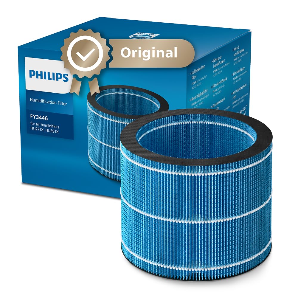 Philips Original NanoCloud Befeuchtungsfilter als Ersatz für Luftbefeuchter der 2000 und 3000 Serie HU2716, HU2718, HU3916, HU3918, 6 Monate Lebensdauer (FY3446/30)