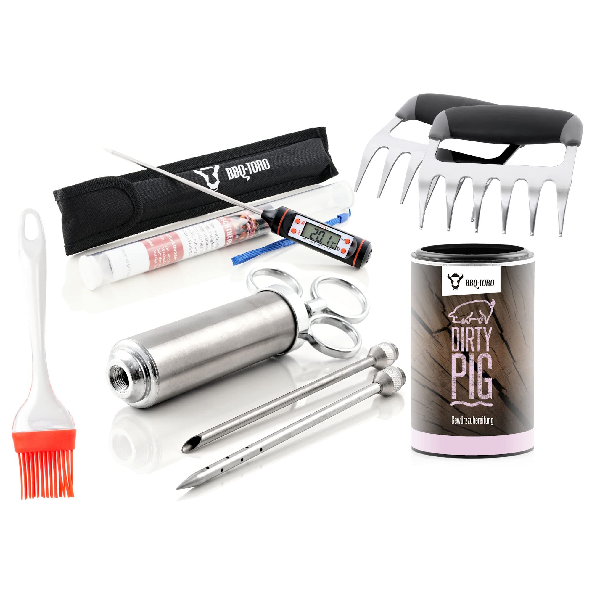 Siringa Per Marinare Carne BBQ-TORO - Acciaio Inox Con 2 Aghi, Per Marinature Precise E Uniformi - Foto 10