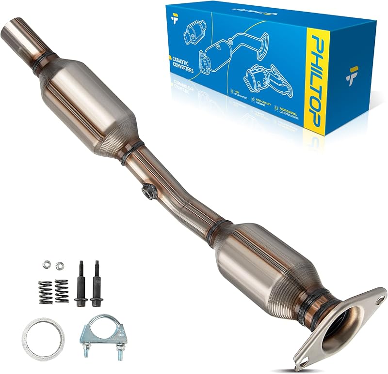 Kit de conversor catalítico PHILTOP 53717 traseiro para Toyota Corolla, Matrix e Pontiac Vibe – Conjunto