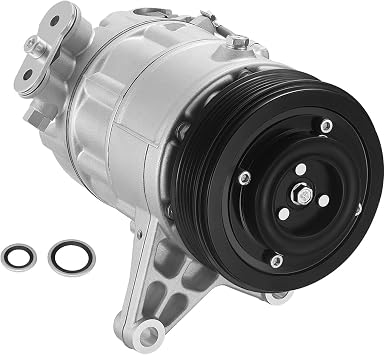 Air Conditioning A/C Compressor with Clutch 97565 Compatible with Buick Allure LaCrosse 10-11 V6 3.0L 3.6L, Compatible with Cadillac SRX 10-11 V6 3.0L, Compatible with Saab 9-4X 2011 V6 3.0L