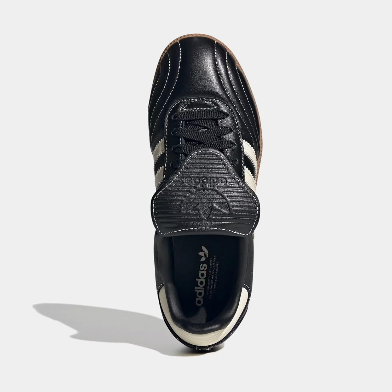 adidas WMNS Samba LT Shoes, Core Black/Cream White/Gum, Size 9 - Image 2