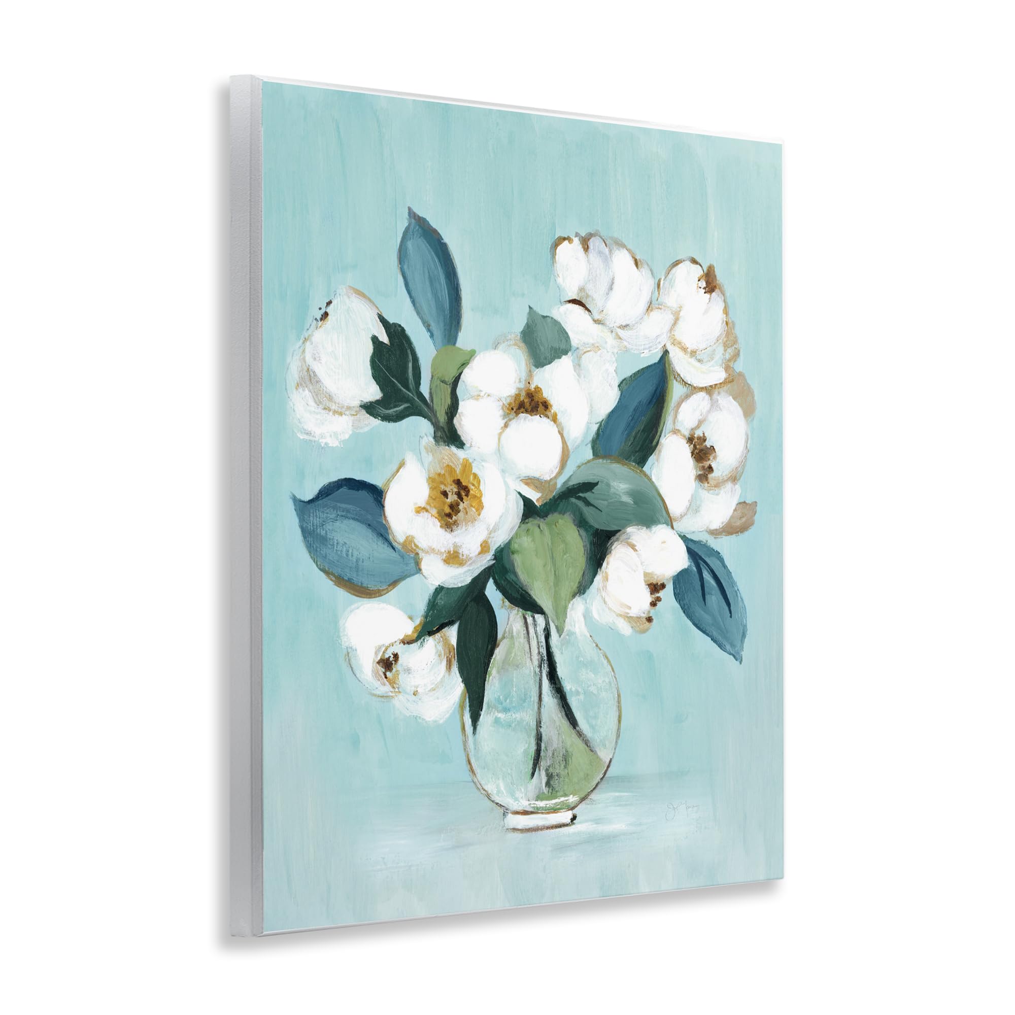 Magnolia Arrangement Over - Placa de pared de 11 x 14 pulgadas