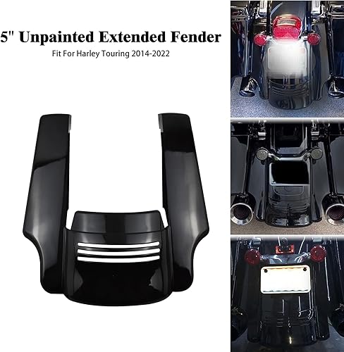 Miniatura 2 de Extensión de guardabarros trasero de 5 pulgadas para Harley Touring Road King Street Glide Electra Glide Road Glide 2014-2022