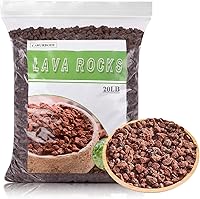 Vista 17 de Rocas de Lava Negras para Plantas - 100% Roca Volcánica Pura Sin Tintes ni Químicos - Las Mejores Piedras de Lava como Cobertura Superior