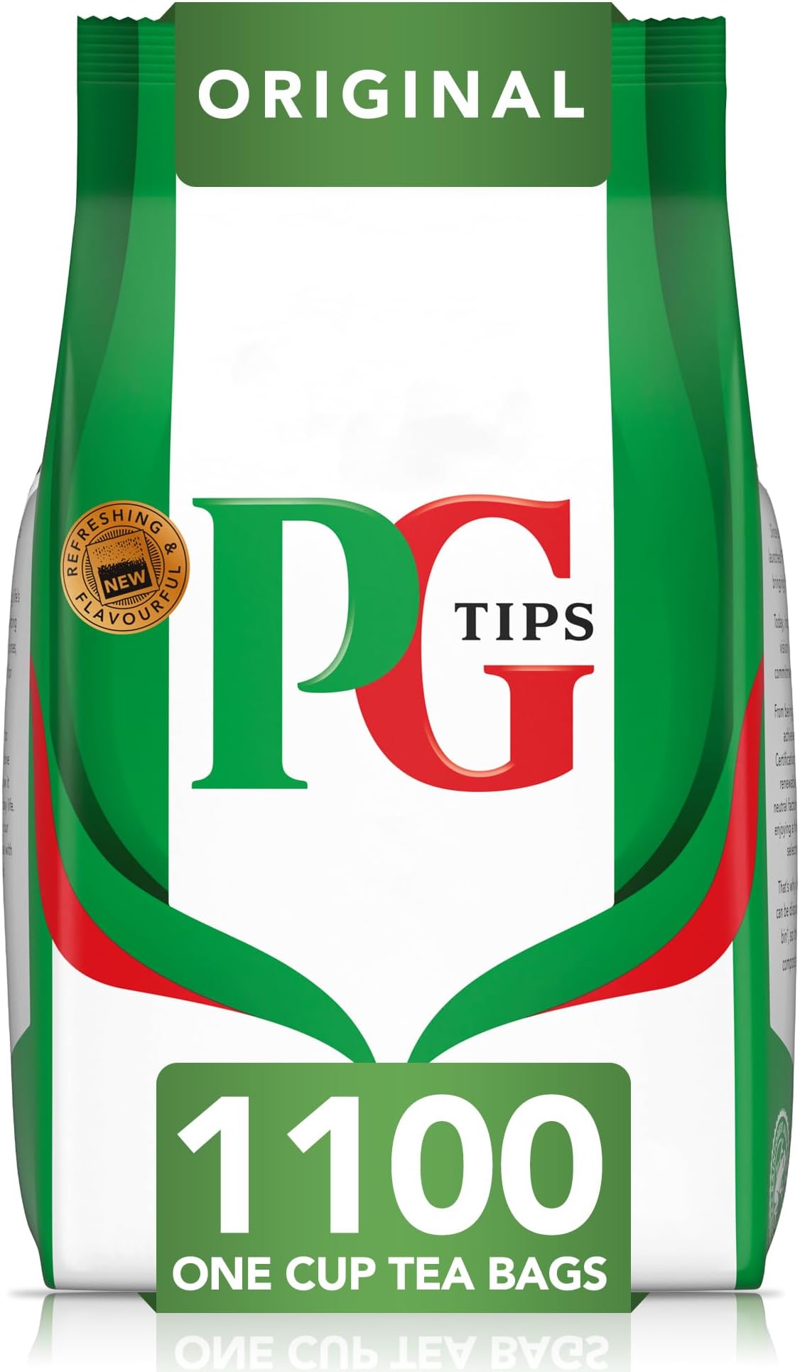 PG Tips One Cup Pyramid Tea Bags (Pack of 1, Total 1100 Tea Bags)