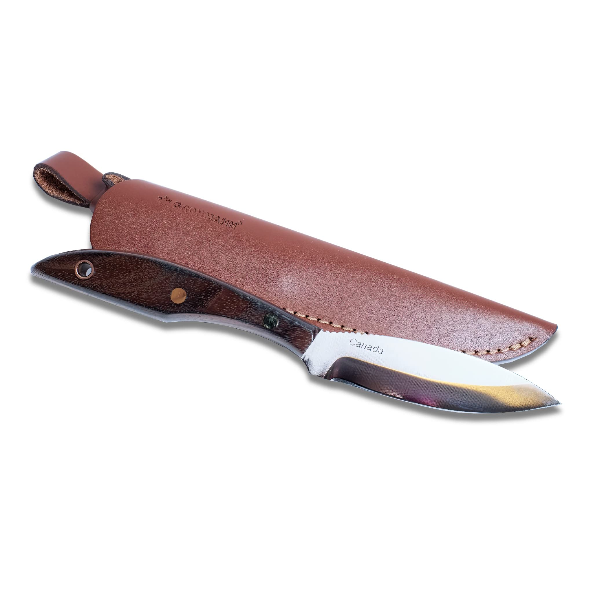 ORIGINAL DESIGN - D.H RUSSEL CANADIAN BELT KNIFE CARBON STEEL 