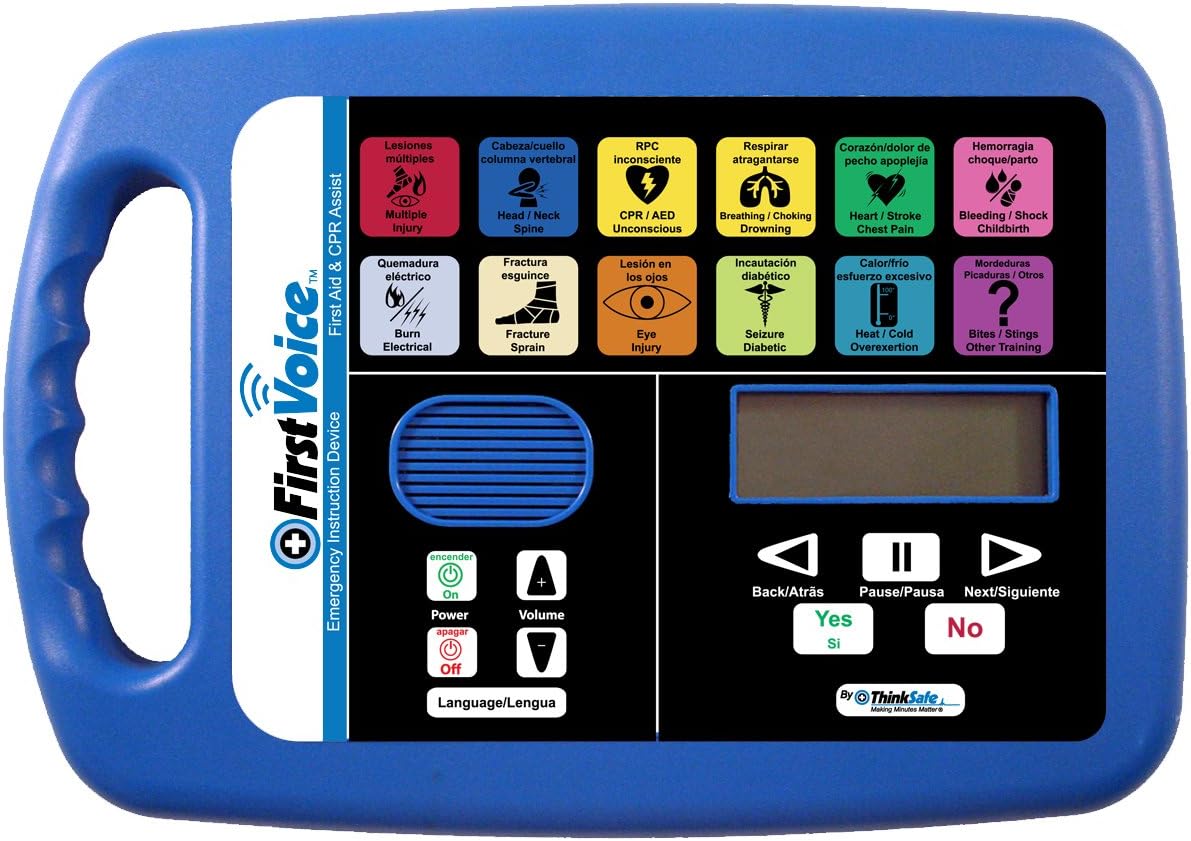 First Voice AVU5001-T10CPR First Aid and CPR Assist Plus Certified First Aid and CPR Training Package, for 10 People