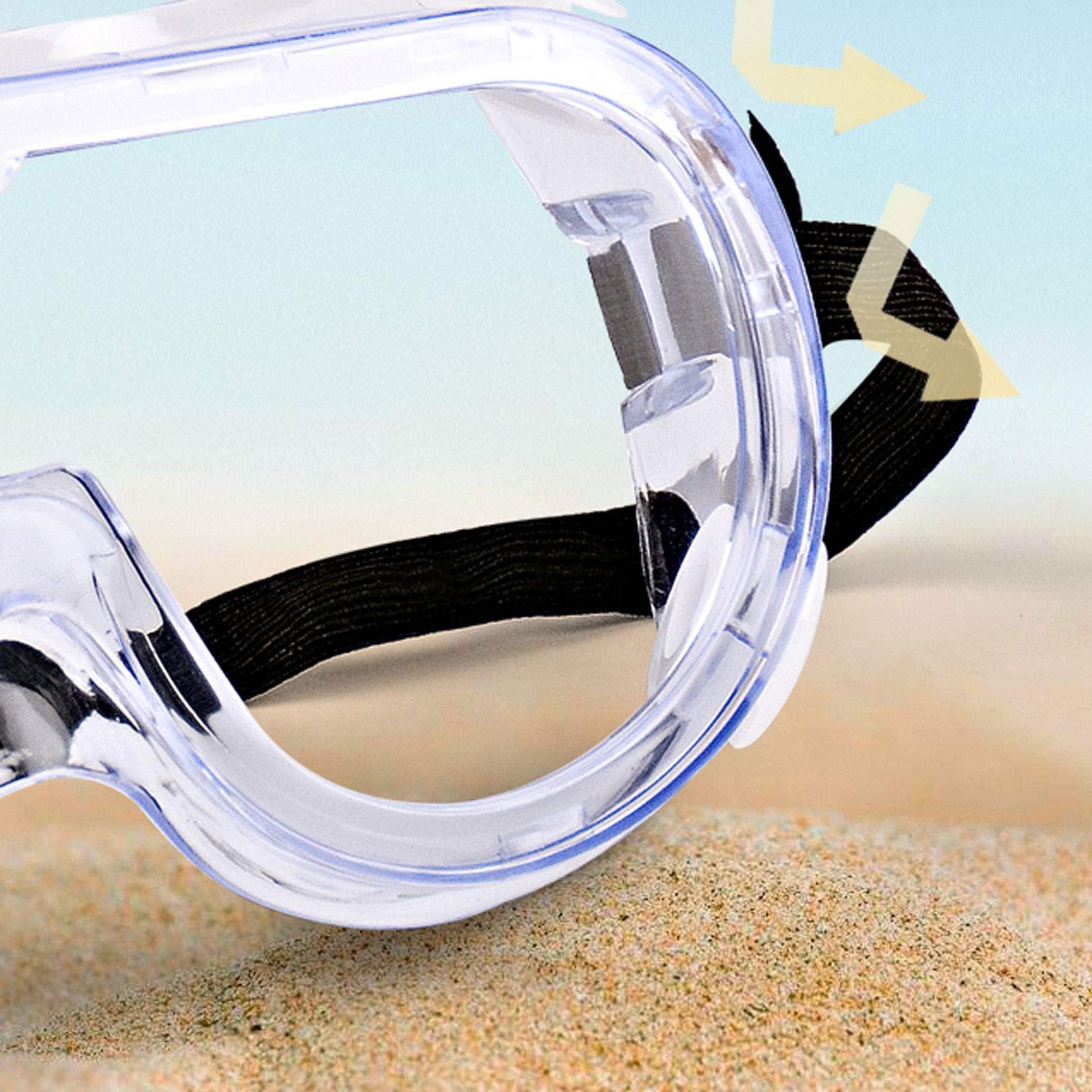 PENGQ Gafas de Seguridad, Anti-vaho Gafas de Seguridad Gafas, Gafas de médicos Que Pueden ser Usados ​​en Gafas, Laboratorio de Gafas, Lentes de protección médica