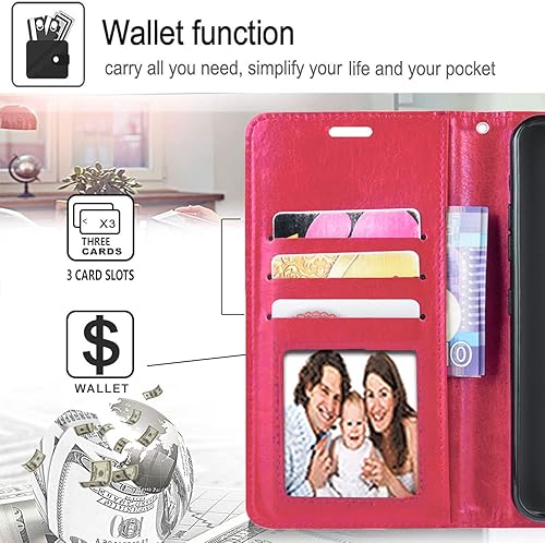 Miniatura 4 de STARSHOP - Funda para Galaxy A32 5G, funda para Samsung A32 5G, con protector de pantalla de vidrio templado incluido Cartera de piel sintética a