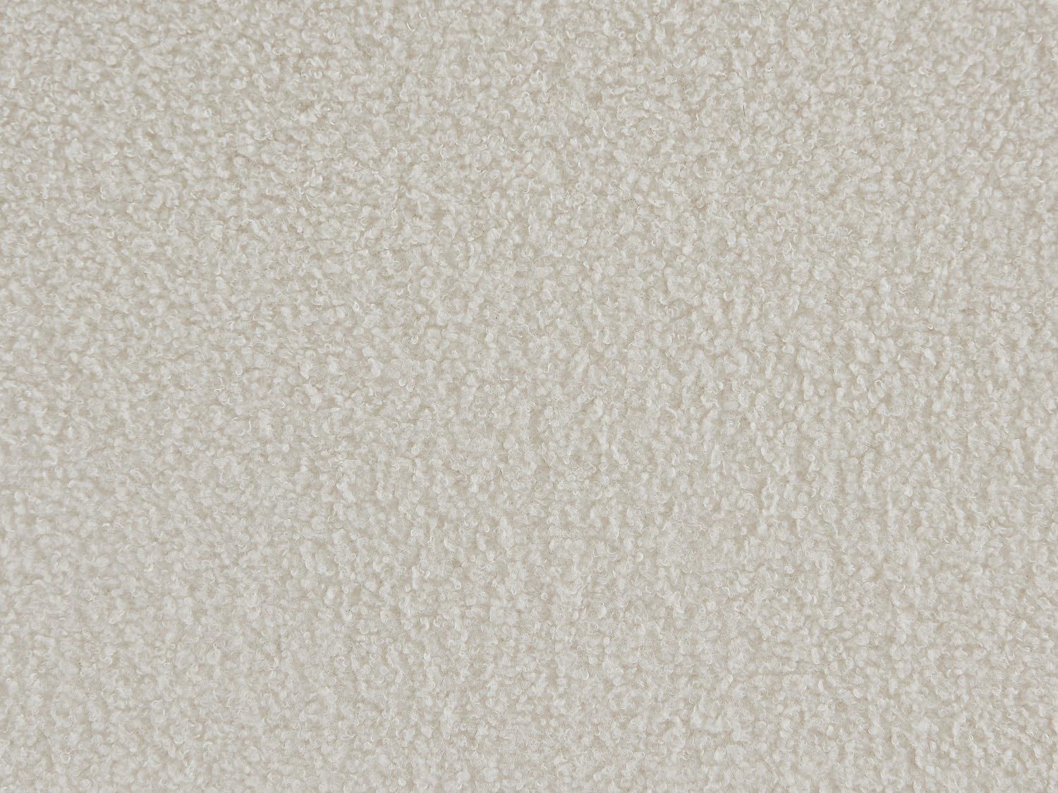 Vente-unique - Banc en Tissu Bouclette - Blanc - CALVELO