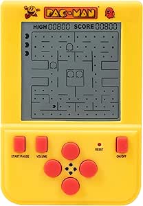Amazon.com: Pac-Man Mini Arcade Keychain – Handheld LCD Game with ...