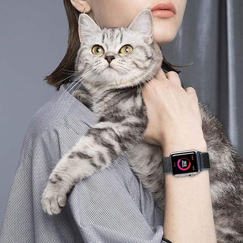 Miniatura 9 de Correa deportiva de nailon compatible con correas de Apple Watch de 1.929 in 1.496 in 1.575 in 1.614 in 1.654 in 1.732 in 1.772 in, correas