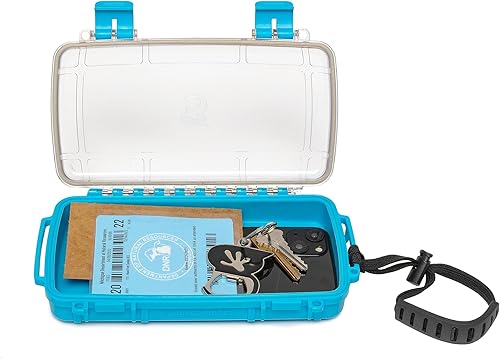 Miniatura 3 de geckobrands Caja seca impermeable con forro de silicona, duradera, a prueba de polvo, almacenamiento a prueba de aplastamiento para electrónica y