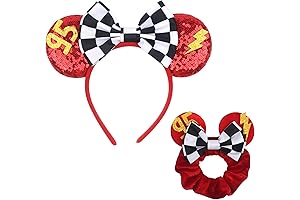 Sparkling Minnie Ears Disney-Inspired Headband for Kids and Adults