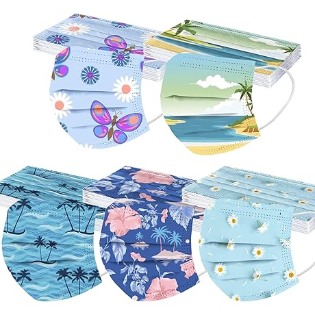 3 Layer Carnival Cruise Breathable Face Mask Summer Style