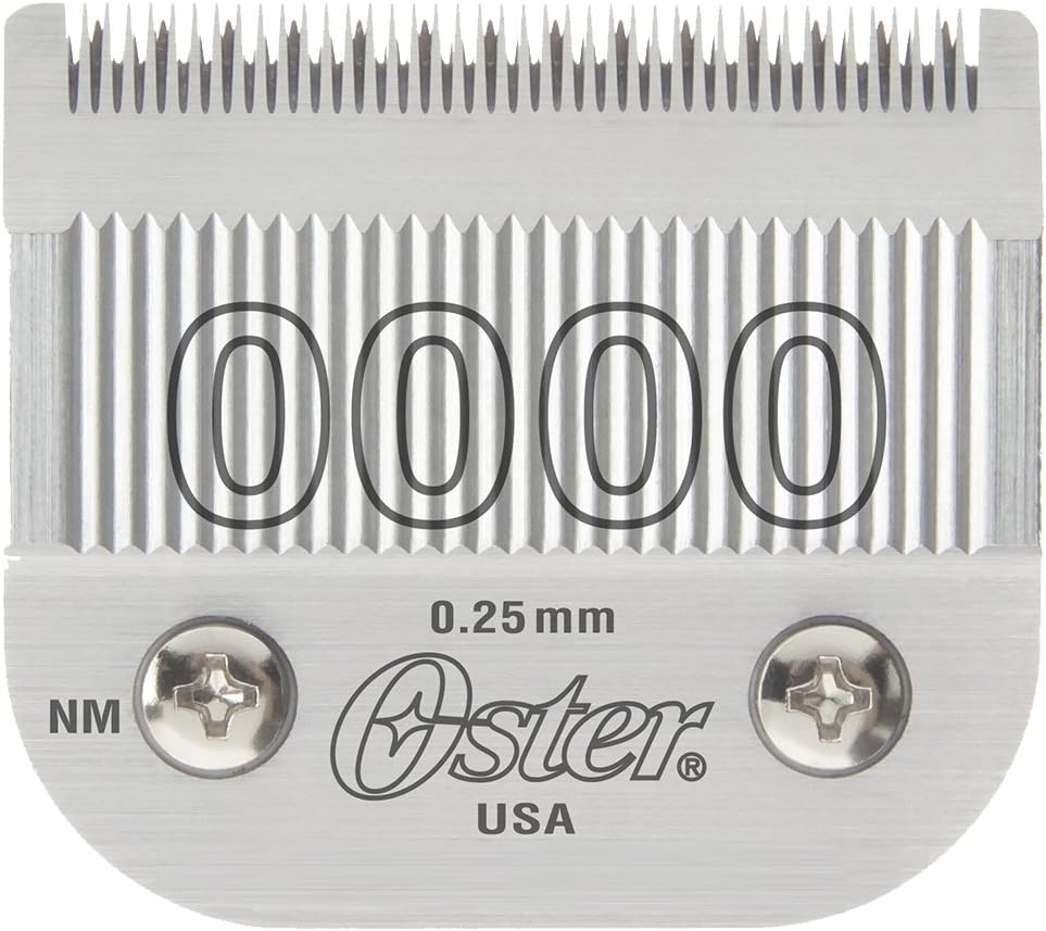 Detachable Blade Size 0000 Fits Classic 76, Octane, Model One, Model 10 Clippers, 0.25 mm