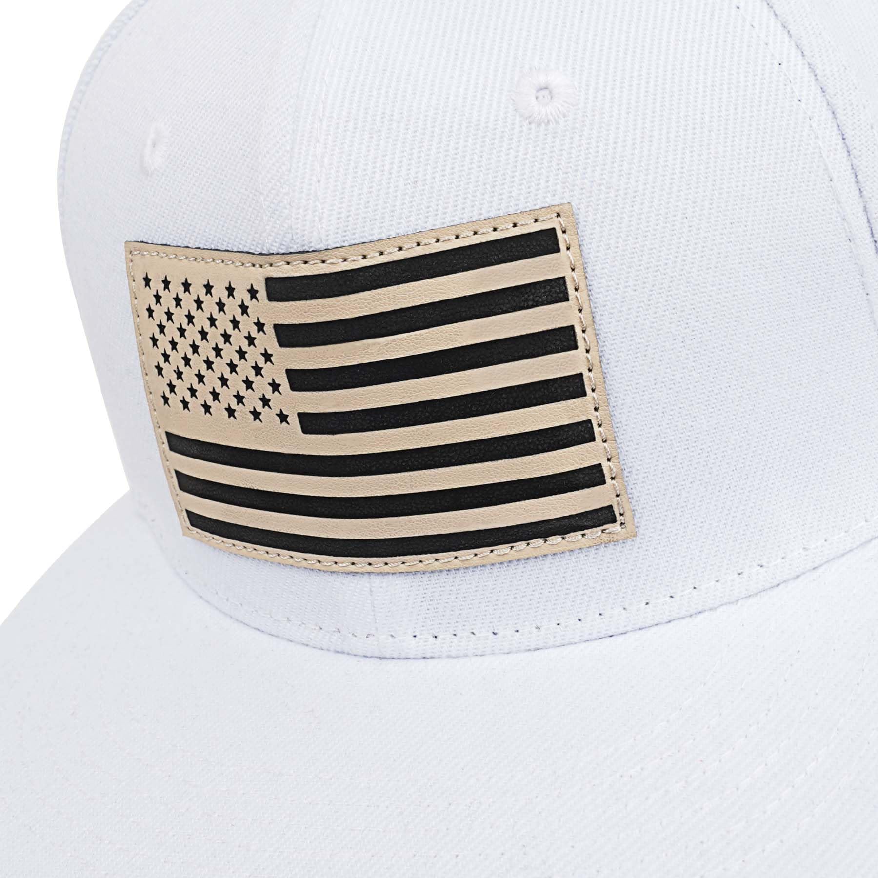 Sombreros de visera plana con bandera estadounidense, para hombres y mujeres, ajuste transpirable y ajustable para uso casual
