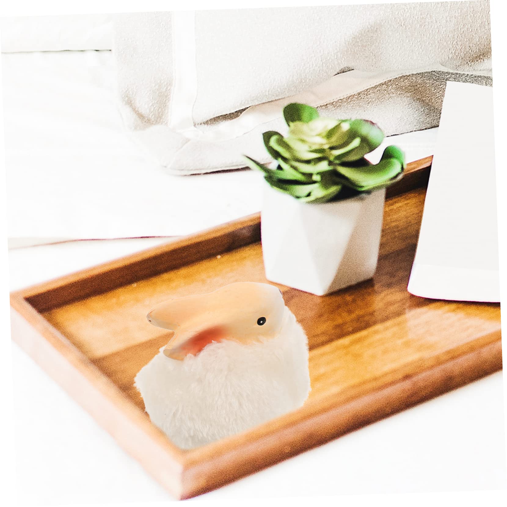 OUNONA 4 Piezas De Conejito De Pascua Adorno De Conejo De Pascua Centro De Mesa De Pascua De Primavera Decoraciones para Salas De Casa Mini Colección De Conejitos Figura De Año del