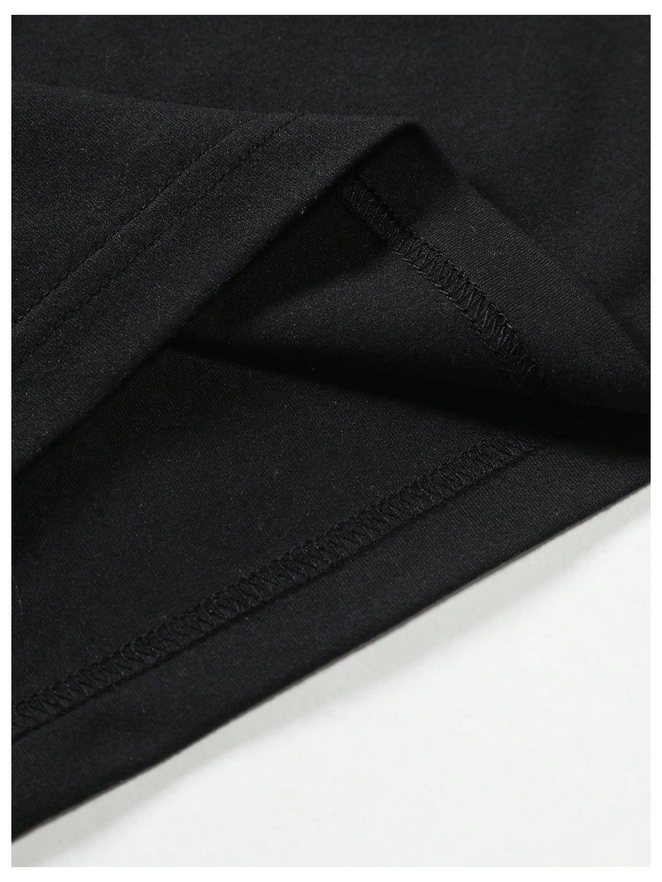 GORGLITTER Men's Oversized T Shirt Letter Graphic Short Sleeve Drop Shoulder Crewneck Tee Tops