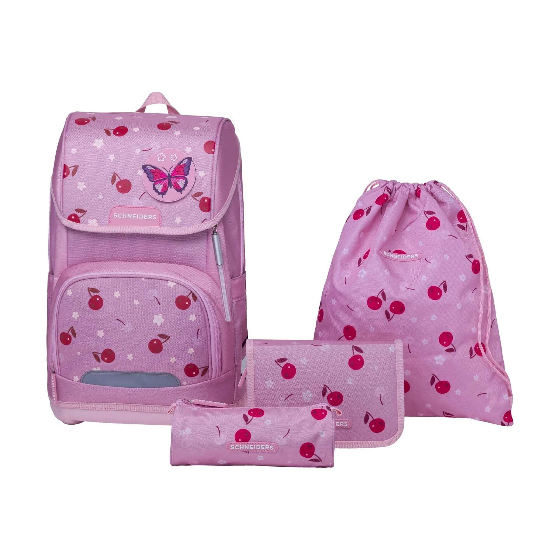Schneiders Ergoplus Mädchen Schultasche Cherry Pop