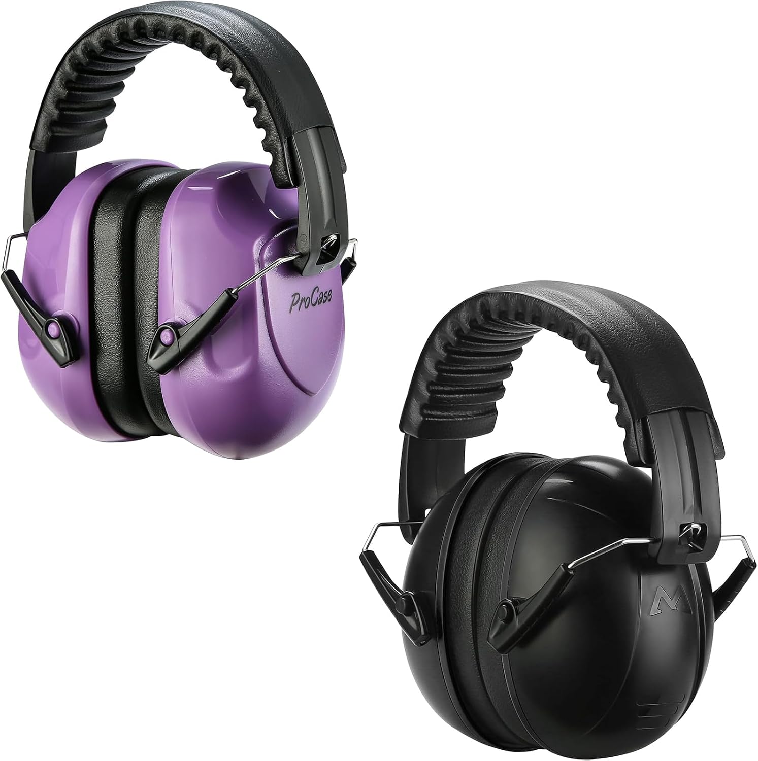 ProCase Noise Reduction Ear Muffs Bundle SNR 34dB Sound Proof Hearing Protection Earmuffs, Noise Cancelling headphones Noise Reduction Ear Muffs for Adult Kids Autism