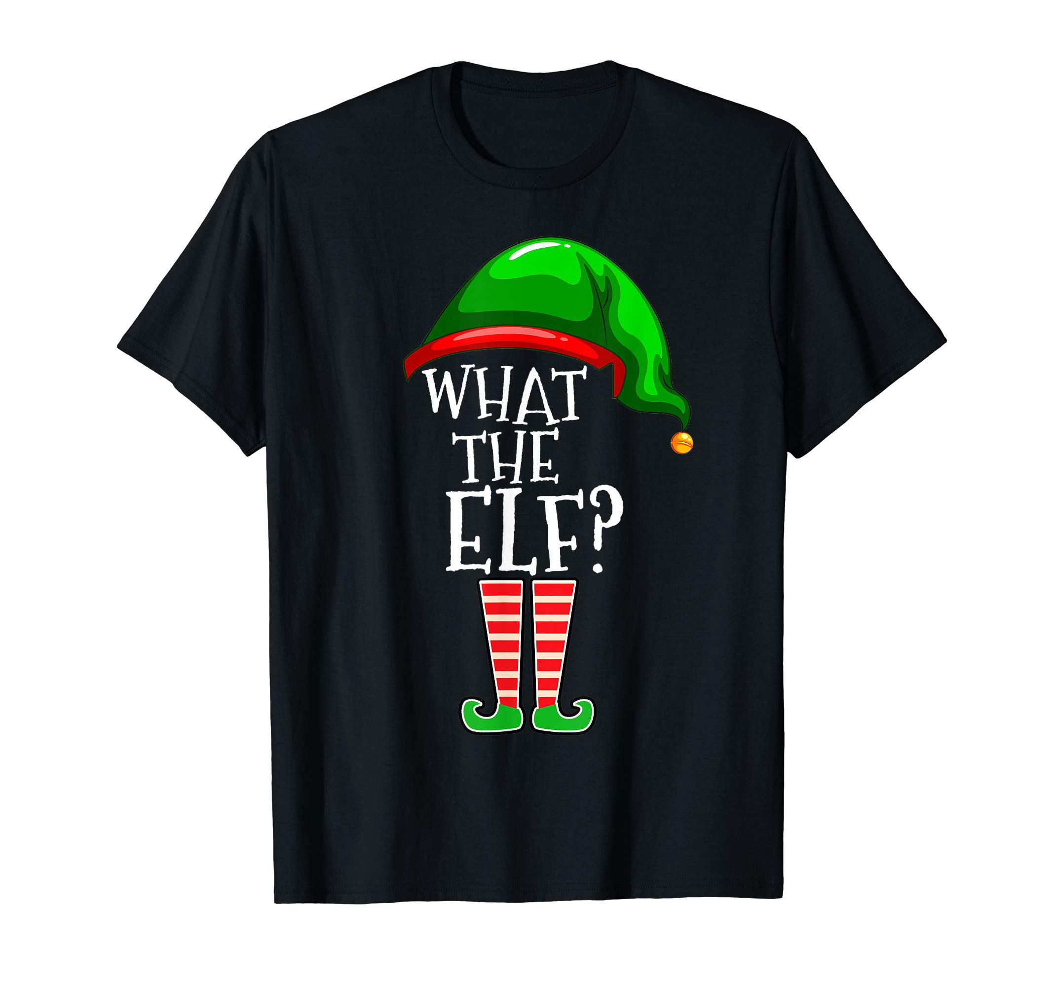 The Christmas Elf Family Holiday ApparelWhat The Elf Group Matching Family Christmas T-ShirtOEKO-TEX STANDARD 100