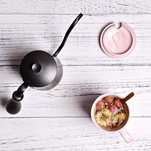 Miniatura 3 de Bosmarlin Juego de tazas de café de regalo de cumpleaños para mujer, con texto en inglés "Not A Day Over Fabulous Marbling Cup para novia, esposa,