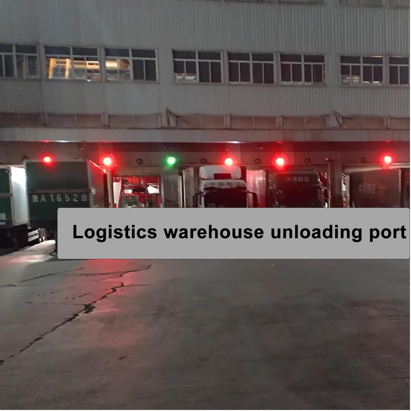 Semaforo Industriale, Stop And Go, semaforo a LED Rosso/Verde for banchine di carico, Controllo a Pulsante, Plug And Play, for incroci, fabbriche, scuole, caselli autostradali(200mm/8in)