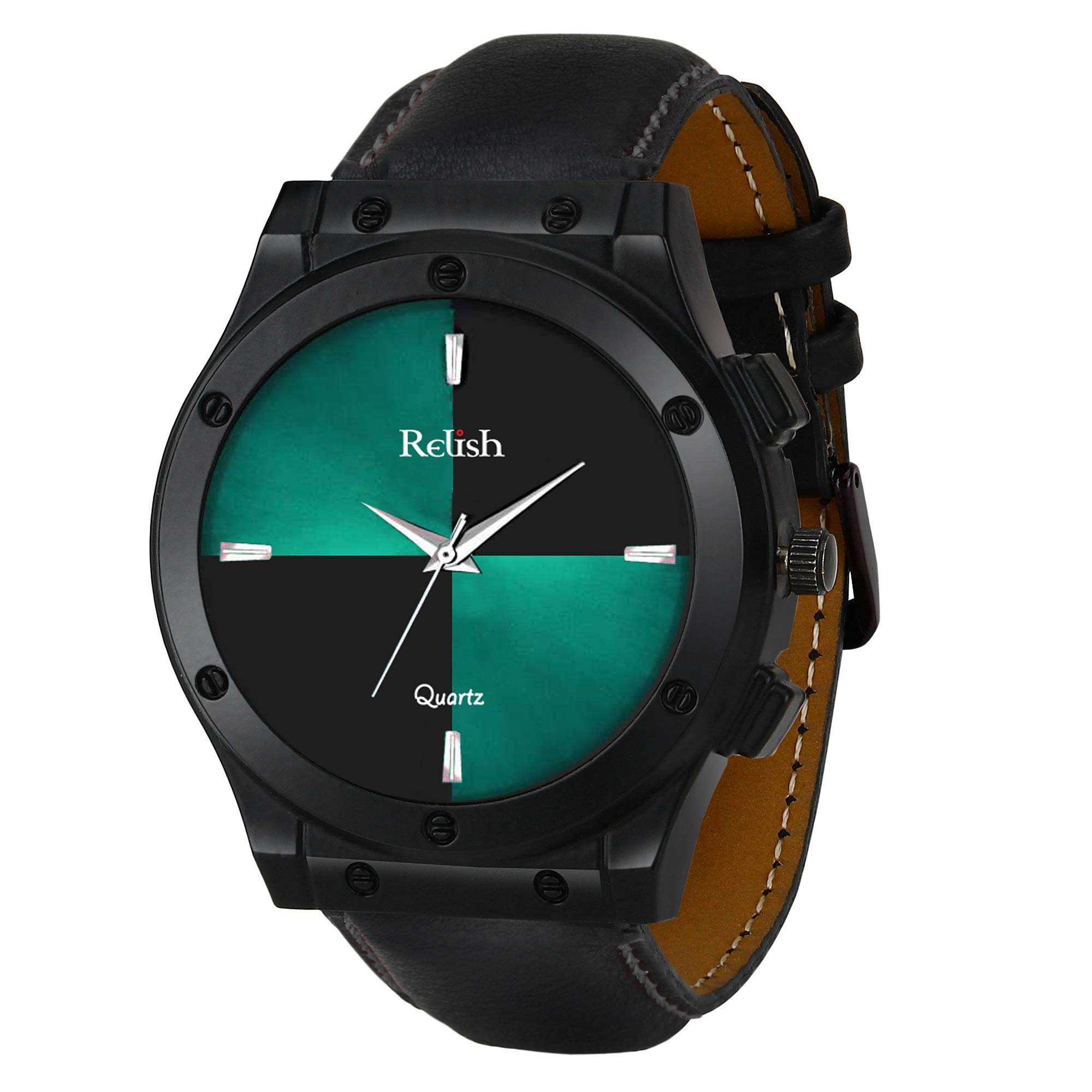 Relish Men Black Stainless Steel Analog Display Quartz Watch Black Strap (Black 2) (B08LL7WZVD) Amazon Price History, Amazon Price Tracker
