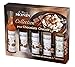 MONIN - Sirup-Set Monin &ndash; gerollte Aromen mit Zimt/Schokolade Cookie/Lebkuchen/Vanille/Kokosnuss &ndash; f&uuml;r Kaffee/hei&szlig;e Schokolade/Cappuccino/Latte &ndash; nat&uuml;rliche Aromen &ndash; Glasflasche &ndash; 5 x 5 cl