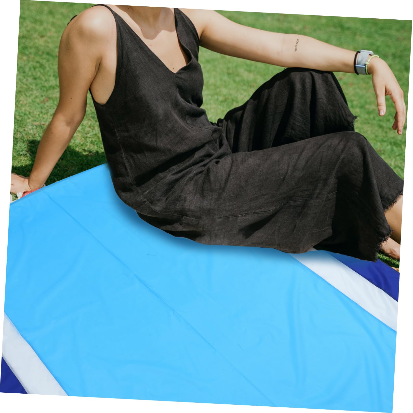 GALPADA Outdoor Camping Mat Lightweight Folding Beach Blanket for Picnics Hiking and Outdoor Activities Portable Picnic Mat with Design