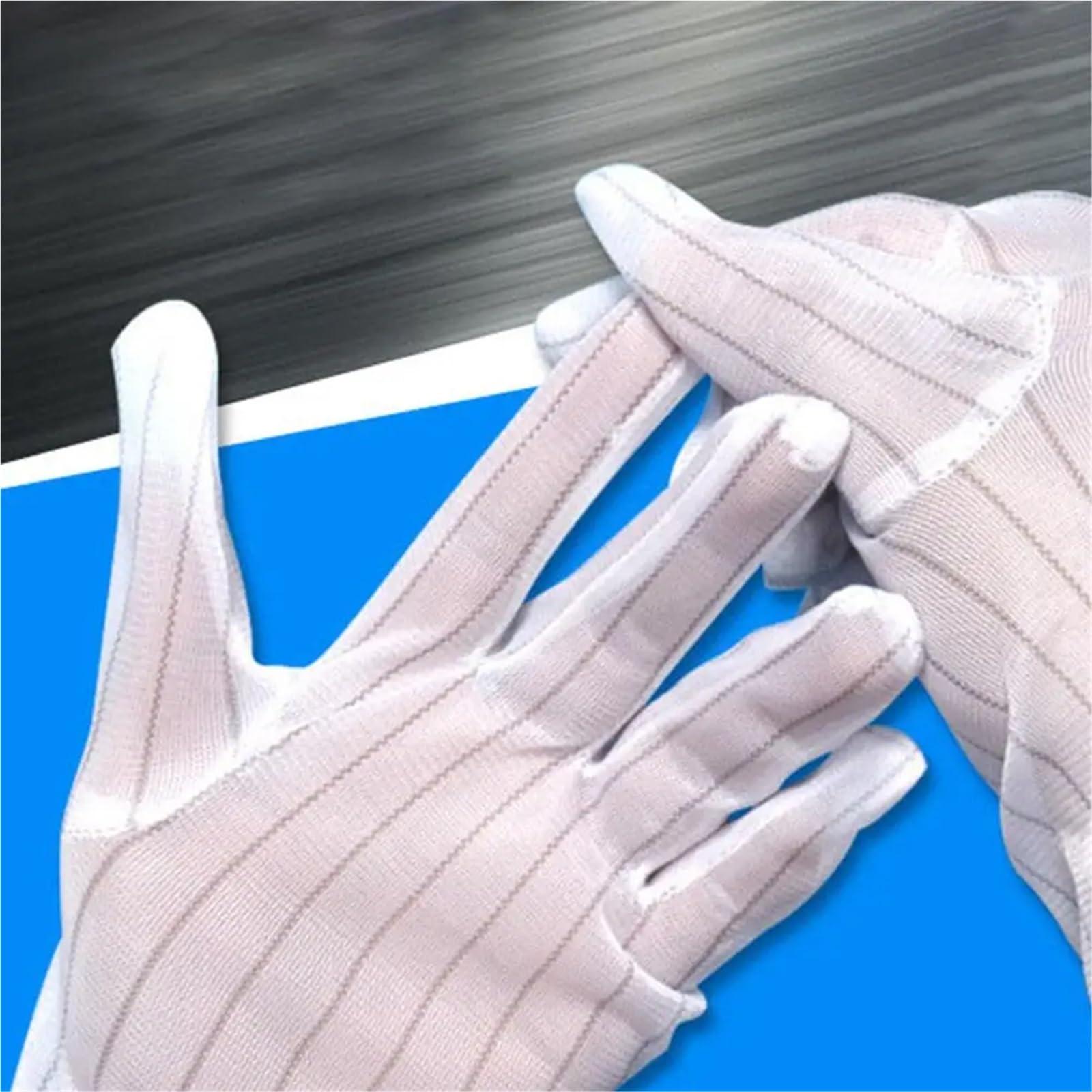 10 paia di guanti antistatici for lavoro, riparazione elettronica, protezione for computer, sicurezza sul lavoro