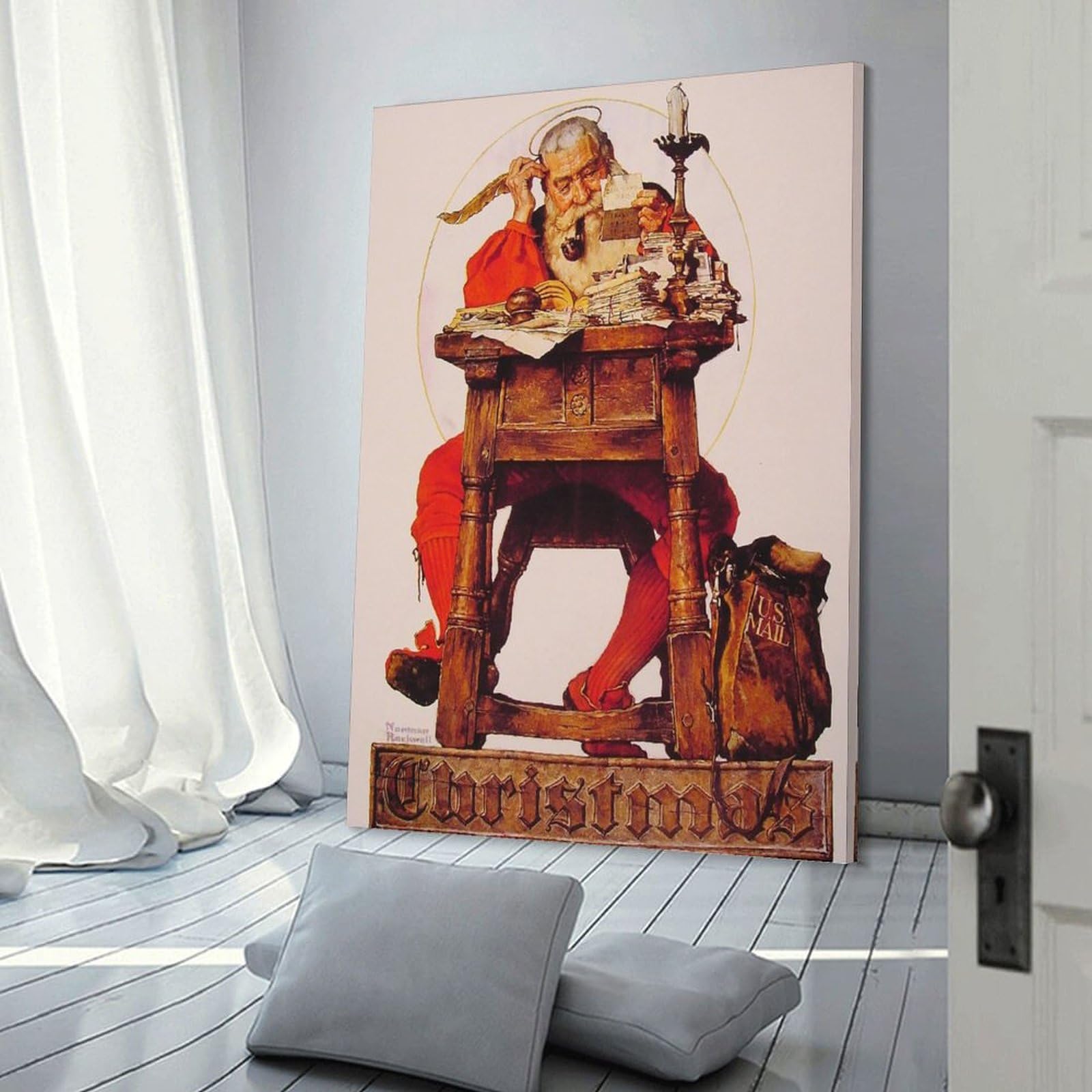 Amazon.co.jp: Norman Rockwell ノーマンロックウェル絵画クリスマス