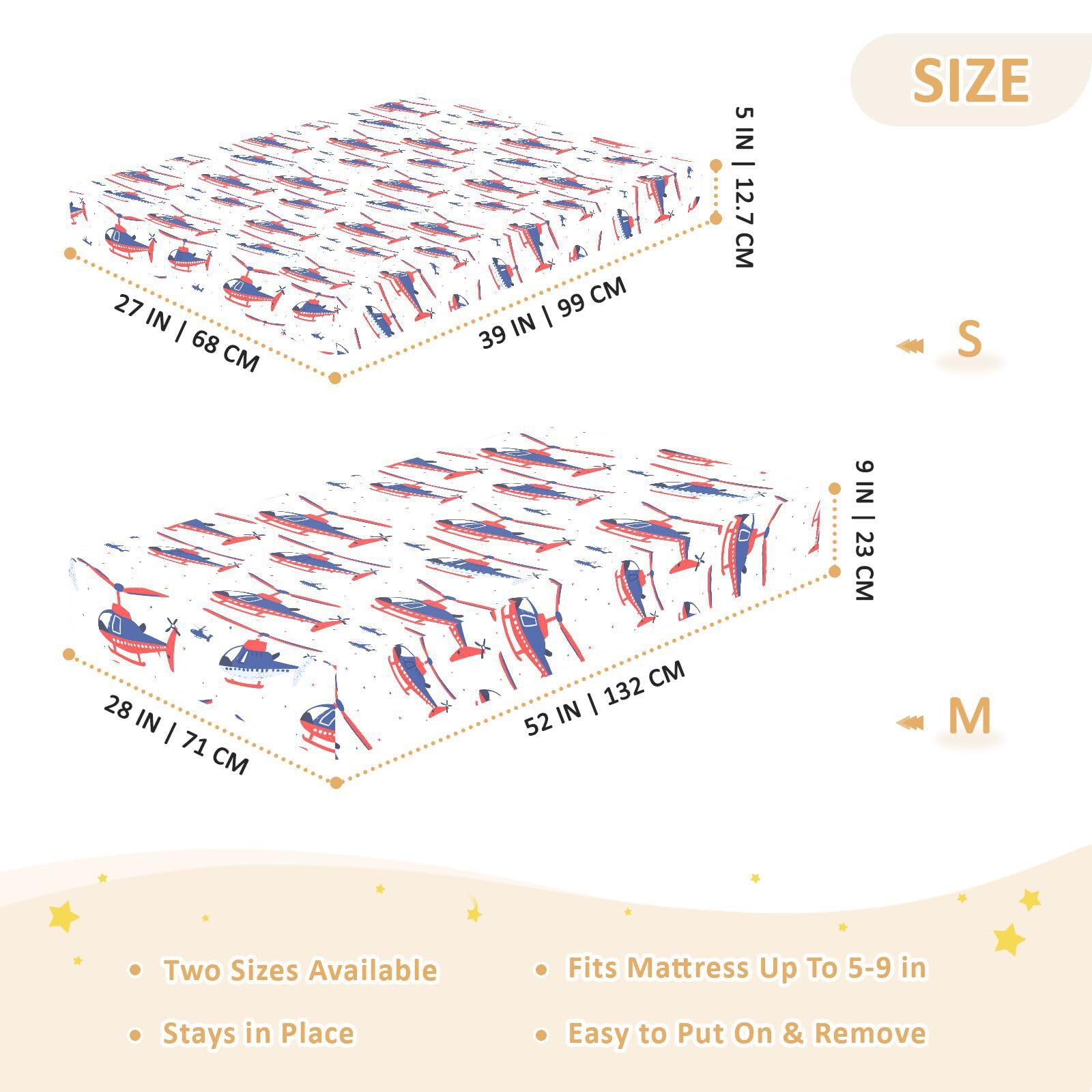 Sábanas para cuna de helicóptero rojo y azul de dibujos animados para bebés, niños y niñas, de algodón, ropa de cama de muselina suave para decoración de guardería, 1 paquete de juego de sabanas para