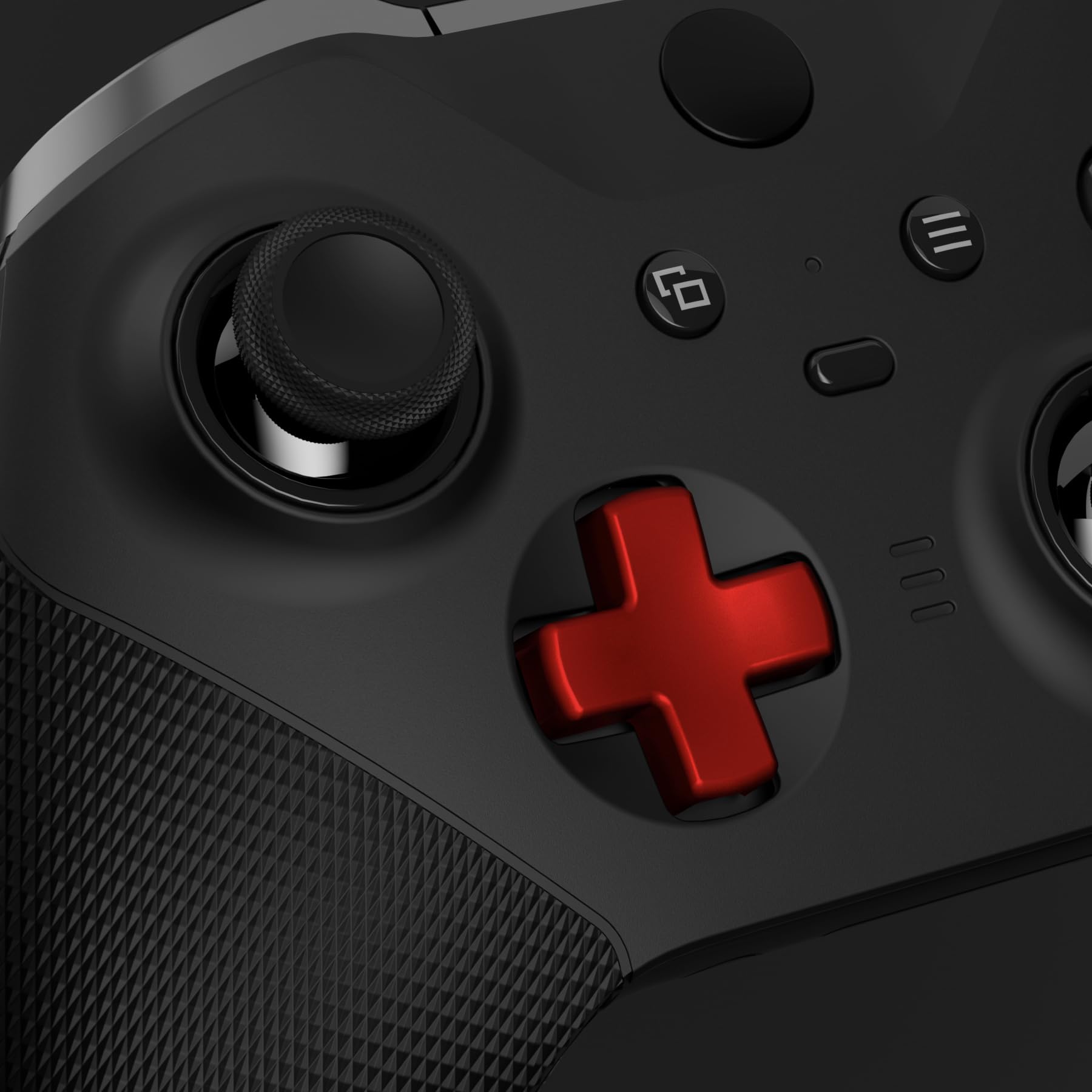 eXtremeRate xbox elite 1/2に対応用磁気ステンレス鋼方向キー、xbox one elite & xbox one elite series 2に対応用交換パーツ十字キーボタンキット【スカーレットレッド】 - 5