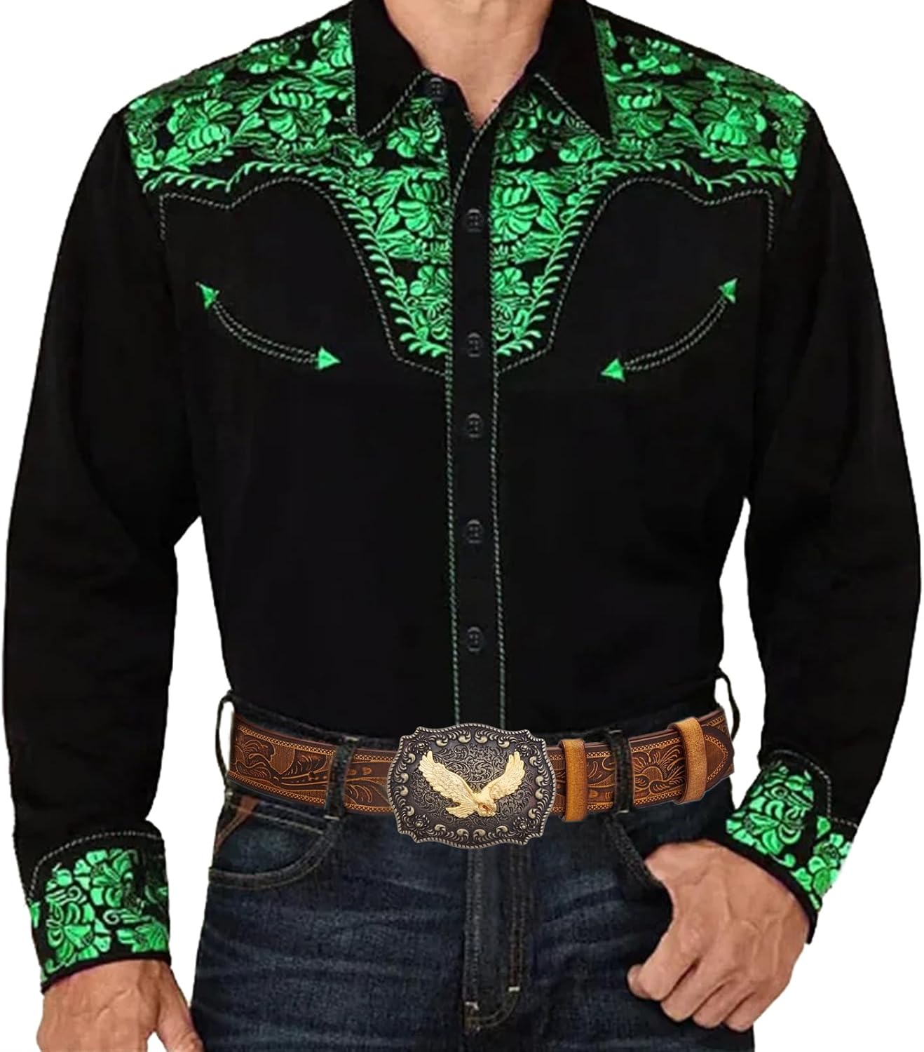 JAOYU Cowboy Belt Buckle for Men Women Ghost Skeleton Skull Western Longhorn Texas Rodeo Belt Buckle for Cowboy Cowgirls - Image 6