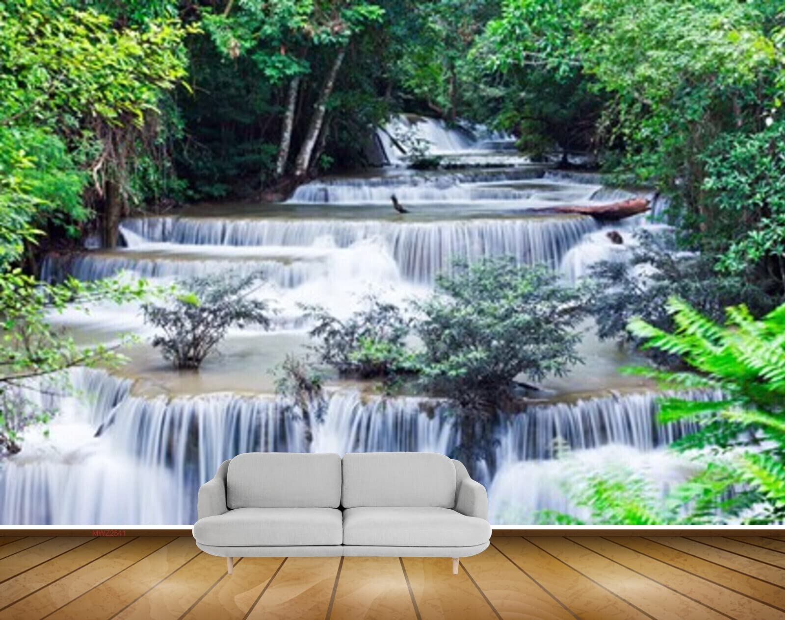 Mystic Walls MWZ2541 Trees Waterfalls Birds Leaves Water Pond River HD 3D Wallpaper for Bedroom, Hall[5 ft x 3 ft] / [152 cm x 91 cm] (B0B4VJZ96R) Amazon Price History, Amazon Price Tracker