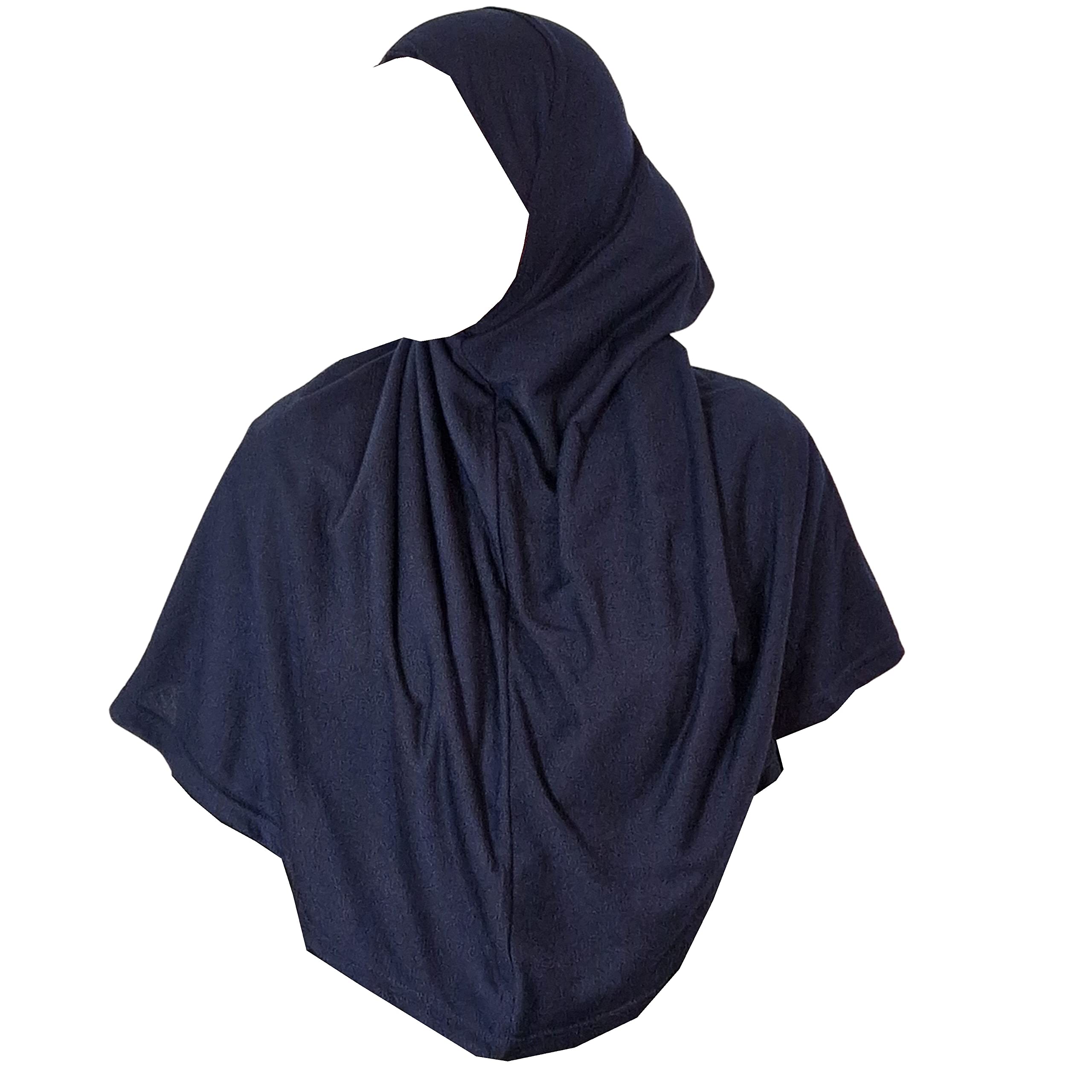 YaqeenOne Piece large Hijab cotton/Jersey women instant Amira Khimar Instant scarf islamic salah prayer clothes