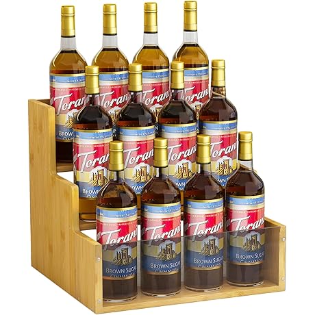 3-Tier Bamboo Craft Station With Storage Organizer Stand