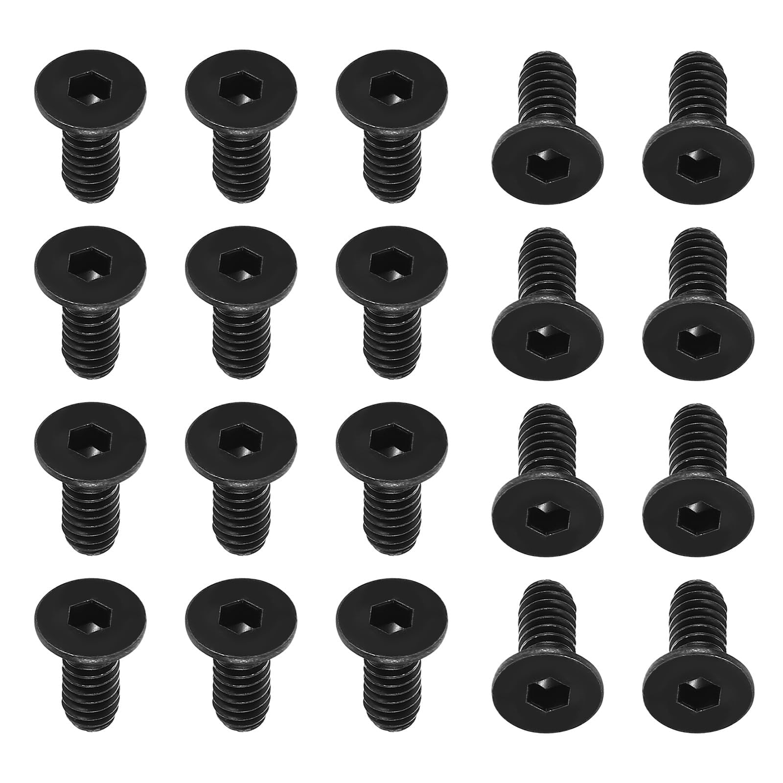 TA-VIGOR 1/4-20 x 5/8" Flat Head Hex Socket Cap Screws 20pc Allen Key Bolts