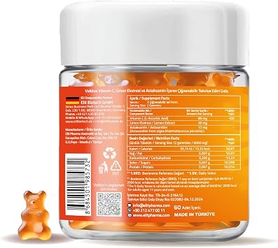 Validus Astaksantin 12 Mg + Vitamin C Gummies