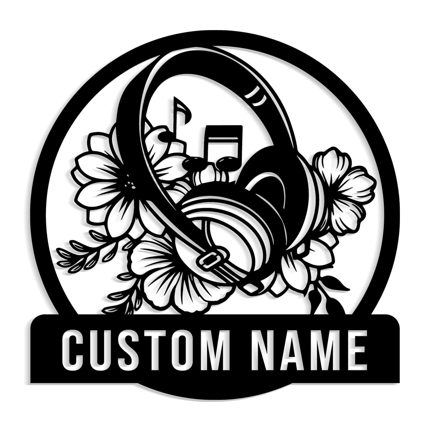 Custom music metal signs, personalized music metal wall decorations