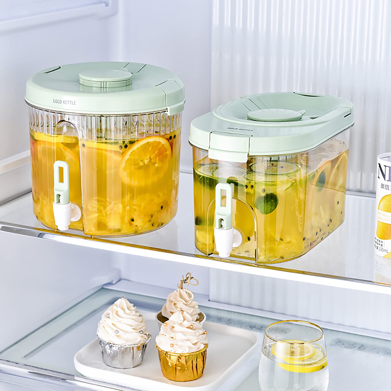 Buy New 4L Drinks Dispenser Milk Dispenser, Jug Drinks Chiller Large