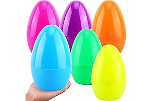 6 Pcs 10 Inch Giant Easter Eggs Unbreakable - Easter Decoration, Yard...