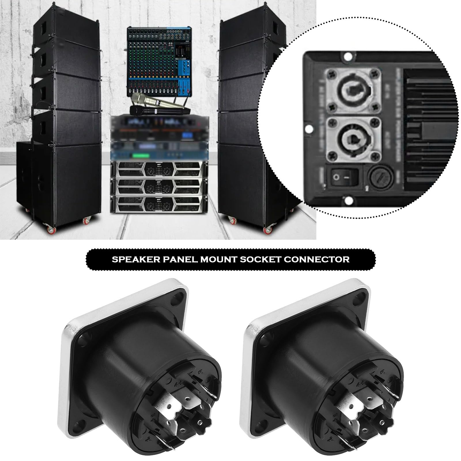 Adaptateur NL8FC NL8FX MEIRIYFA Connecteur De Coupleur Speakon NL8MPR, 8 Broches Coupleur NL8MPR Femelle Femelle Adaptateur NL8FC NL8FX MEIRIYFA Connecteur De Coupleur Speakon NL8MPR, 8 Broches Coupleur NL8MPR Femelle Femelle