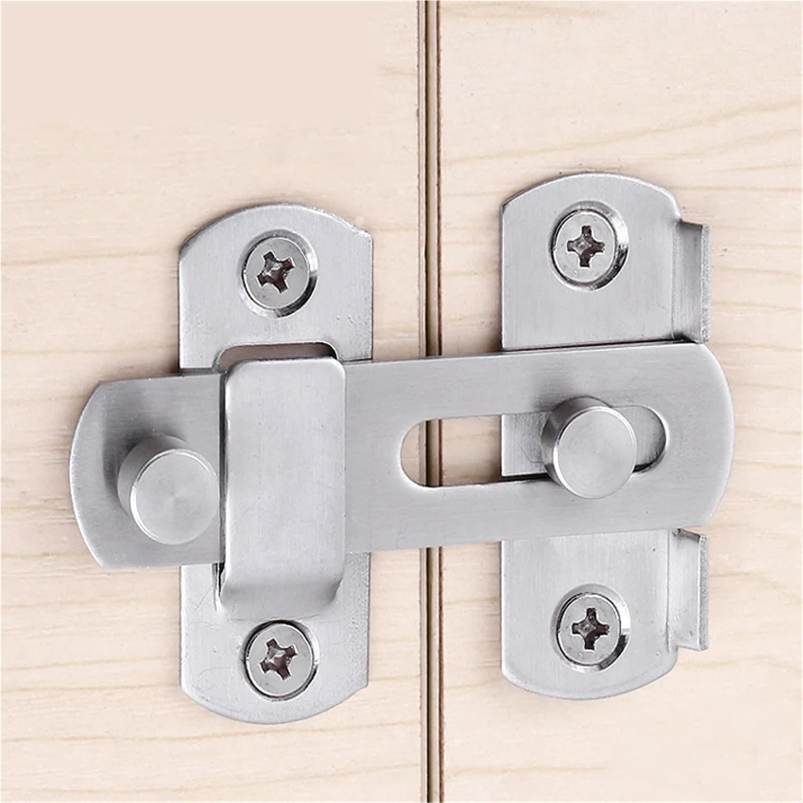 Rygiel zatrzaskowy Hasp Lock do drzwi przesuwnych balkonowych okien szafy pokoju łazienki stodoła Rarelock MS93 G 1 sztuka (D)