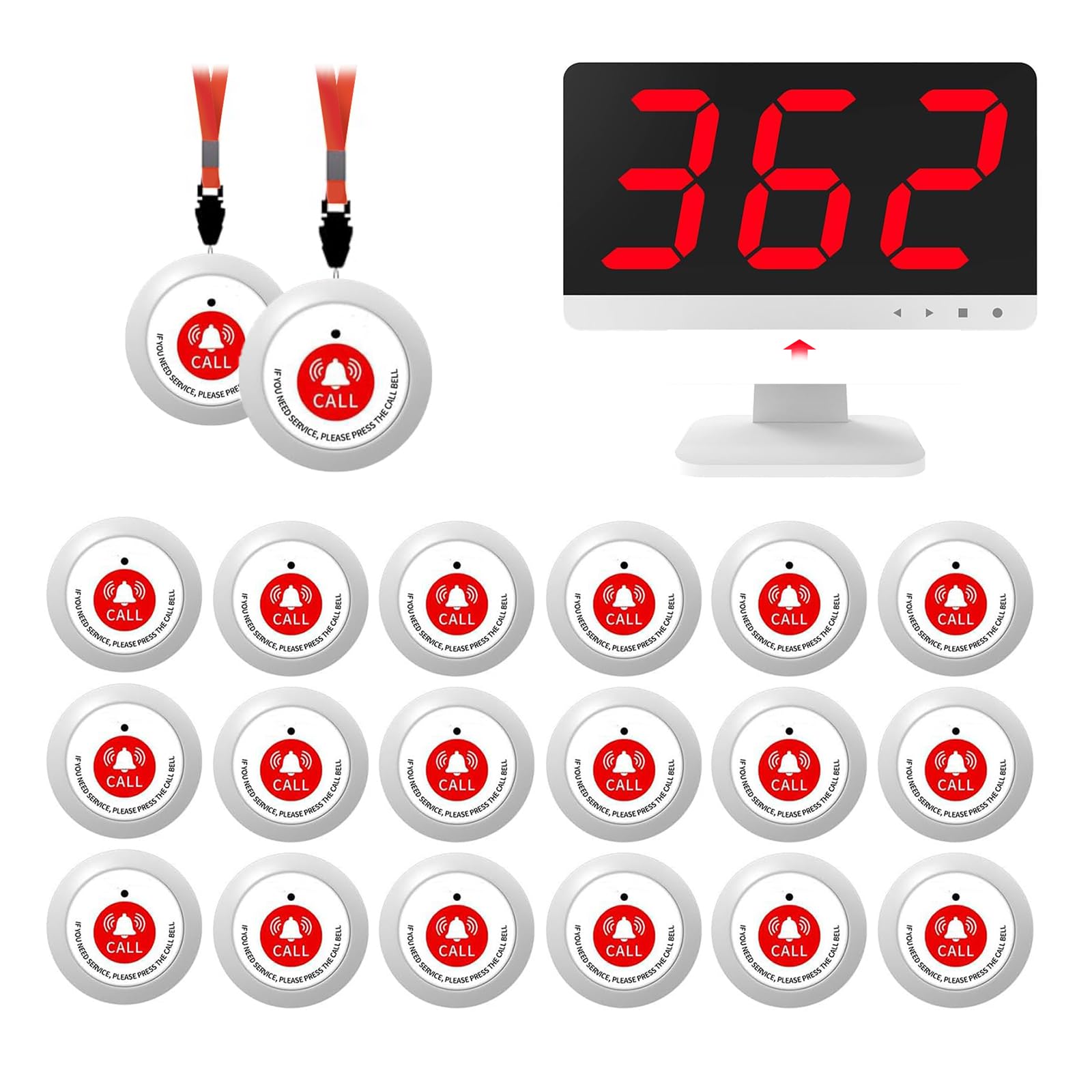 Wireless Call Light System for Medical Office, Nurse Call System